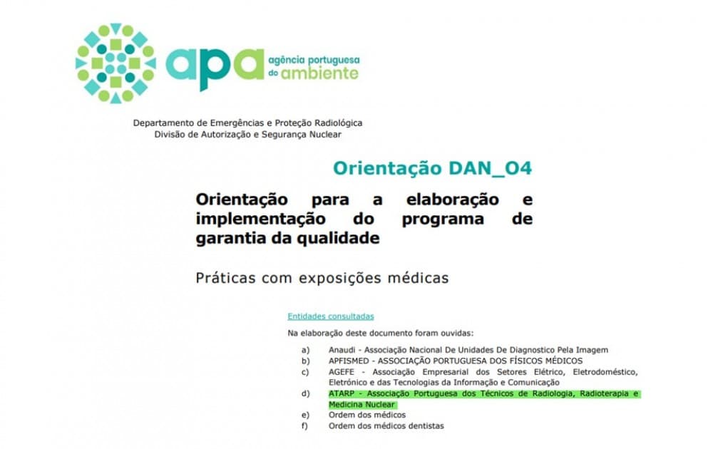 ATARP foi entidade consultada na elaboração de documento da APA