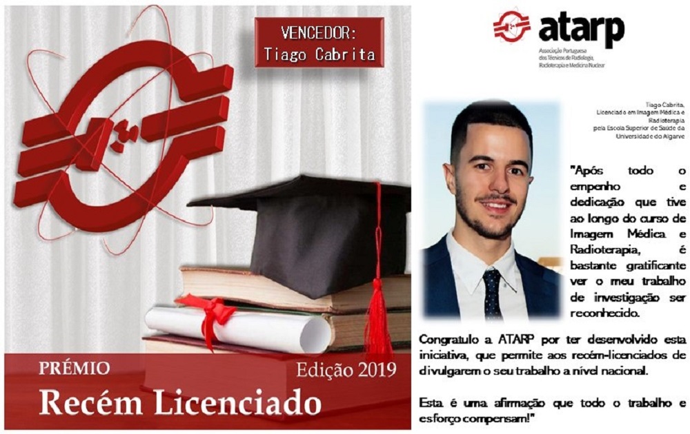 Vencedor Prémio Recém Licenciado ATARP - Edição 2019